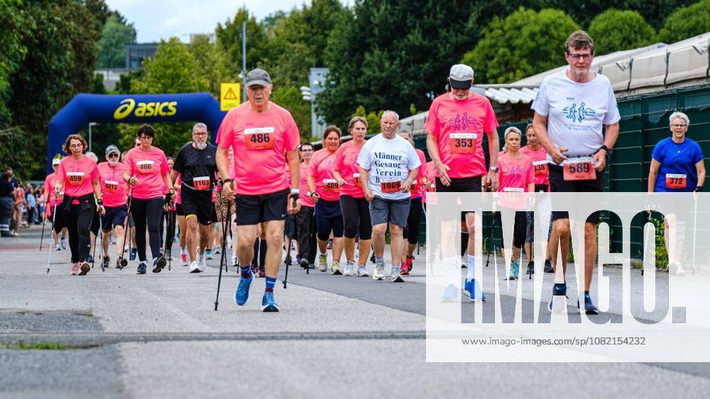 14:30 Uhr 5-km-Walking Nordic Walking (ohne Wertung) 28. RWW-Ruhrauenlauf in den Ruhrauen am Samstag, 29. August 2026 in Mülheim.¨ Deutschland NRW Mülheim