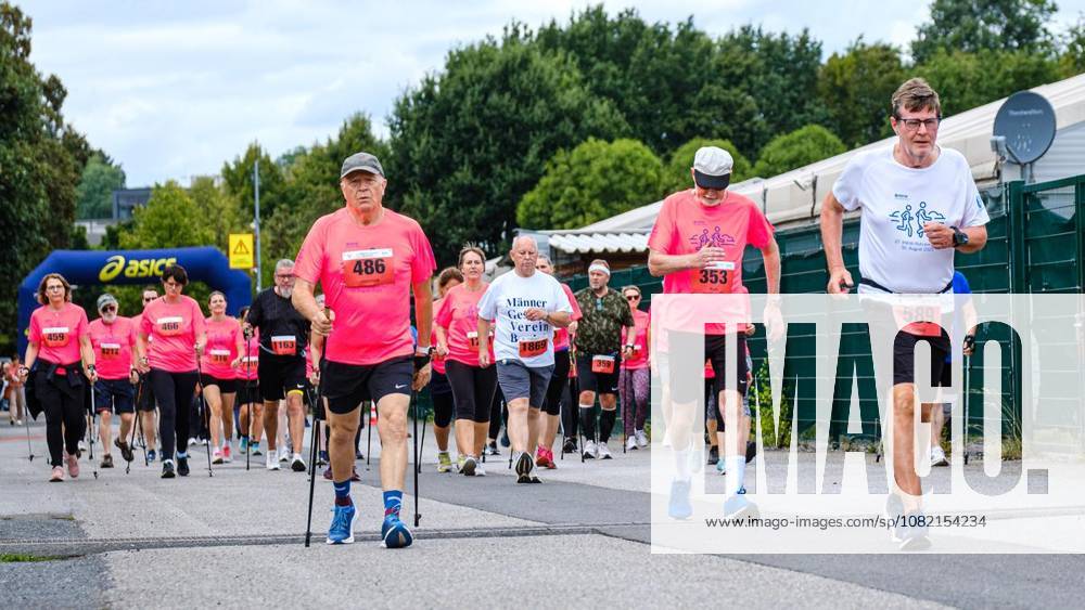 14:30 Uhr 5-km-Walking Nordic Walking (ohne Wertung) 28. RWW-Ruhrauenlauf in den Ruhrauen am Samstag, 29. August 2026 in Mülheim.¨ Deutschland NRW Mülheim