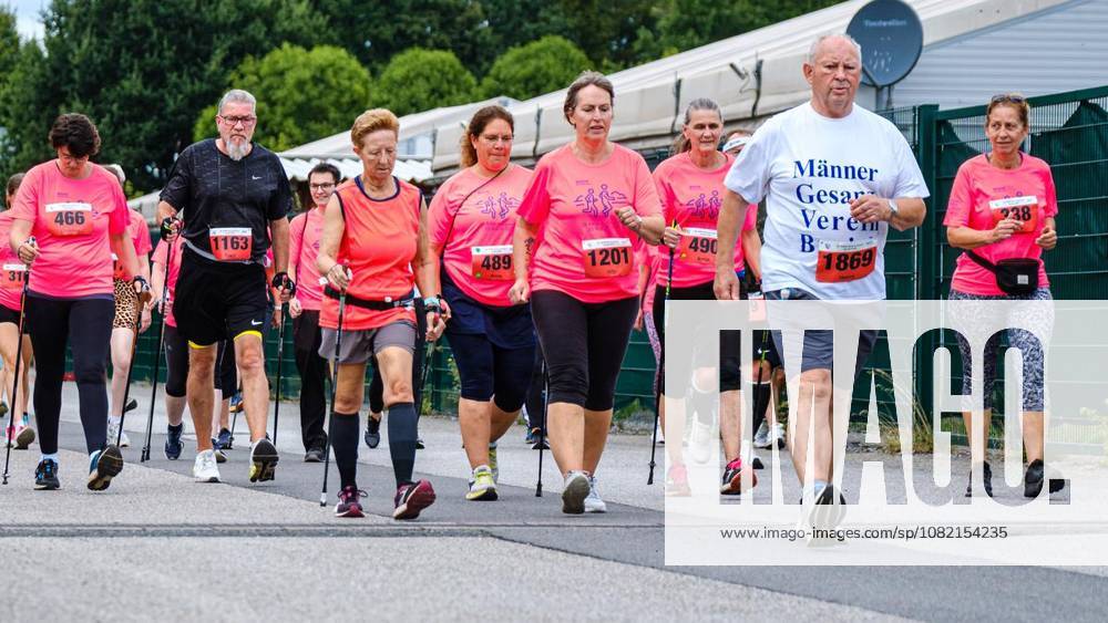 14:30 Uhr 5-km-Walking Nordic Walking (ohne Wertung) 28. RWW-Ruhrauenlauf in den Ruhrauen am Samstag, 29. August 2026 in Mülheim.¨ Deutschland NRW Mülheim