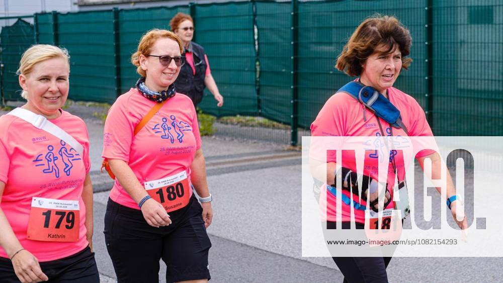 14:30 Uhr 5-km-Walking Nordic Walking (ohne Wertung) 28. RWW-Ruhrauenlauf in den Ruhrauen am Samstag, 29. August 2026 in Mülheim.¨ Deutschland NRW Mülheim