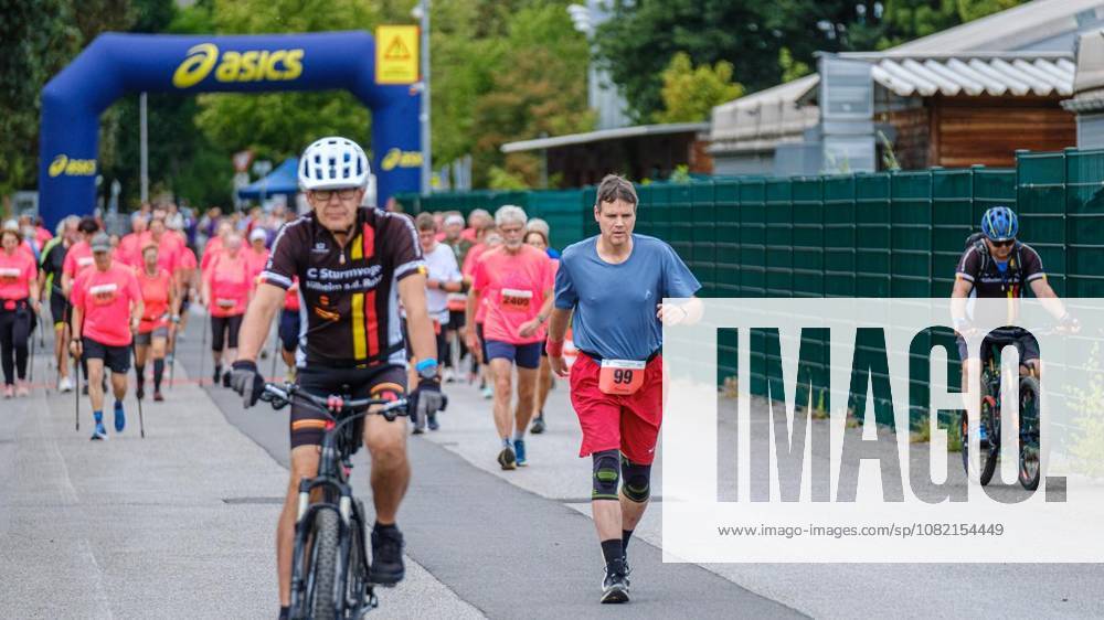 14:30 Uhr 5-km-Walking Nordic Walking (ohne Wertung) 28. RWW-Ruhrauenlauf in den Ruhrauen am Samstag, 29. August 2026 in Mülheim.¨ Deutschland NRW Mülheim