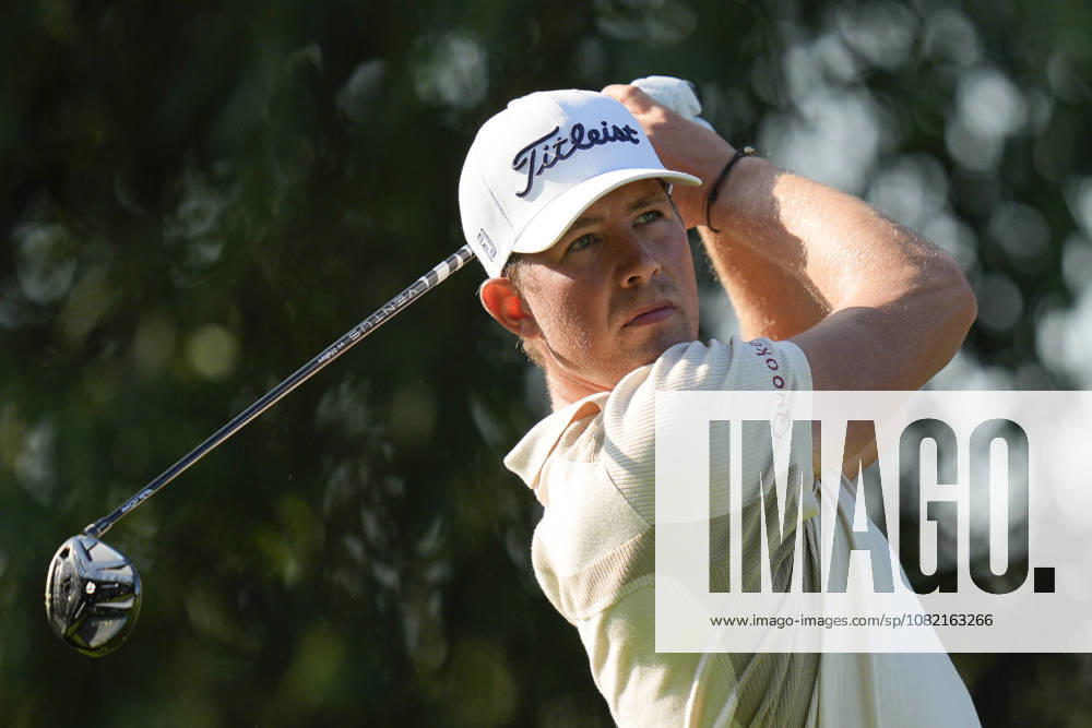 SUTTON COLDFIELD, ENGLAND - AUG 30: Niklas Norgaard Moller (DEN) plays from the seventeenth tee during the delayed Round 3 at the 2026 Husqvarna British Masters at The Belfry, Sutton Coalfield on August 30, 2026 in Warwickshire, England The 2026 Husqvarna British Masters