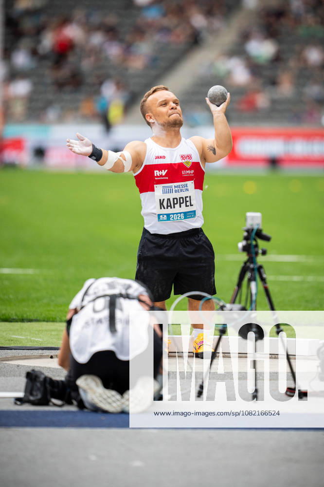 Niko KAPPEL (GER Germany) competing in the Shot put during the ISTAF at Olympic Stadium on August 30, 2026 in Berlin, Germany.