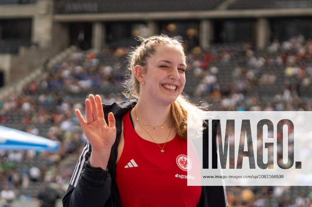 Deutschland: Leichtathletik, Leichtathletik Meeting, Sportfest ISTAF 2026 am 30.08.2026 in Berlin (Olympiastadion): Diskus der Frauen. Leia Braunagel (Deutschland)