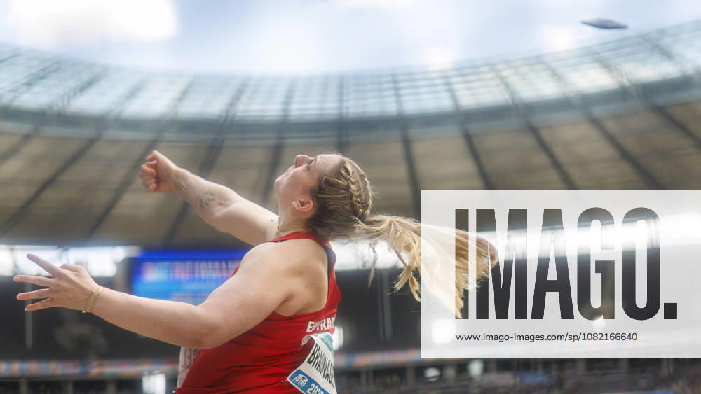 Leia BRAUNAGEL (GER Germany) competing in the women’s discus throw during the ISTAF at Olympic Stadium on August 30, 2026 in Berlin, Germany. Germany