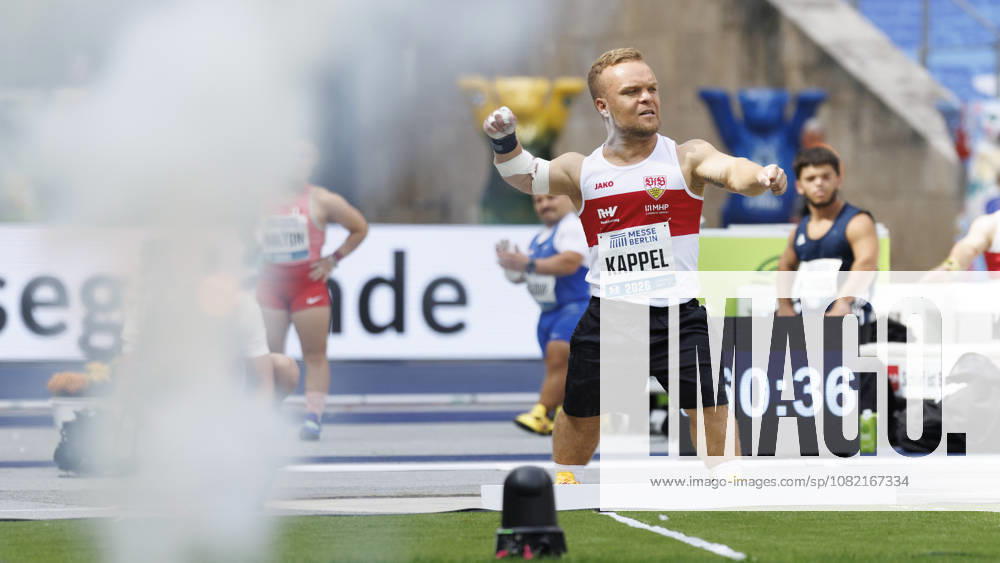 Niko KAPPEL (GER Germany) reacts in the para shot-put during the ISTAF at Olympic Stadium on August 30, 2026 in Berlin, Germany. Germany