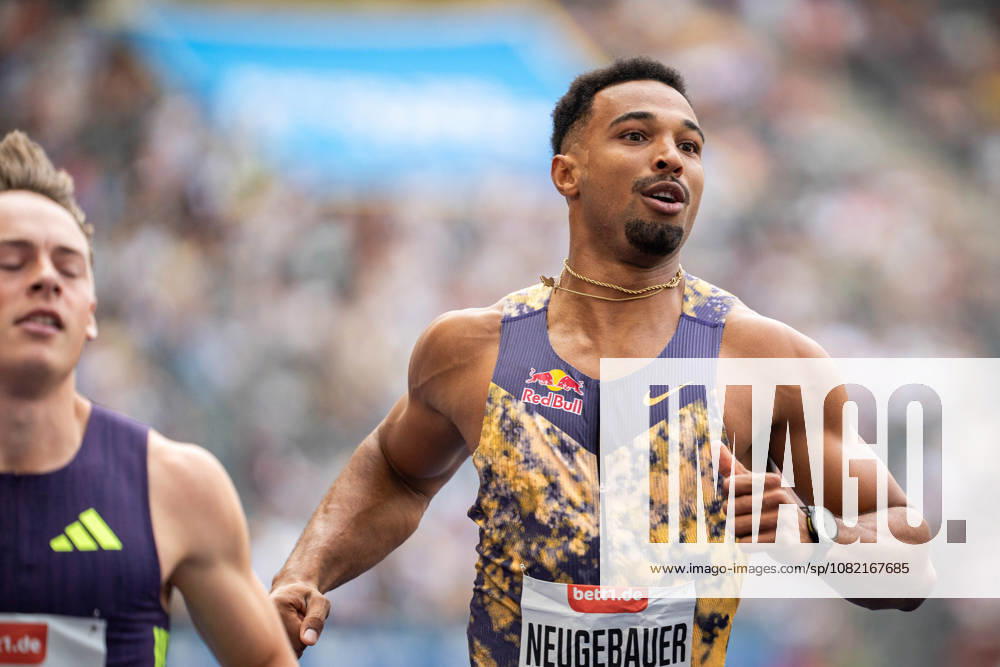 Leo NEUGEBAUER (GER Germany) competing in the Mens 100M Decathlon during the ISTAF at Olympic Stadium on August 30, 2026 in Berlin, Germany.