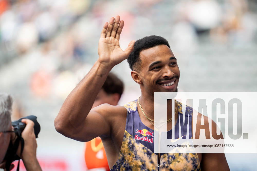 Leo NEUGEBAUER (GER Germany) competing in the Mens 100M Decathlon during the ISTAF at Olympic Stadium on August 30, 2026 in Berlin, Germany.