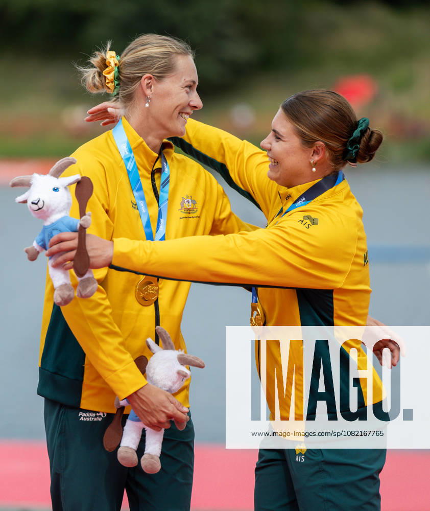 ICF Canoe Sprint and Paracanoe World Championships Kailey Harlen, Natalia Drobot during ICF Canoe Sprint and Paracanoe World Championships in Poznan, Poland, on August 30, 2026 Poznan Poland