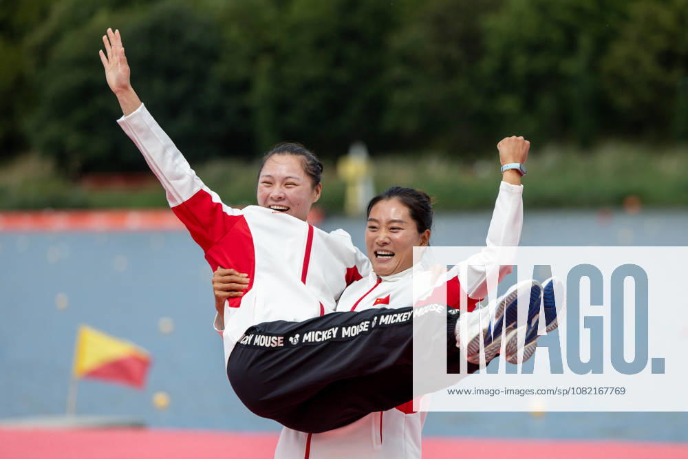 ICF Canoe Sprint and Paracanoe World Championships Shimeng Yu, Mengdie Yin during ICF Canoe Sprint and Paracanoe World Championships in Poznan, Poland, on August 30, 2026 Poznan Poland