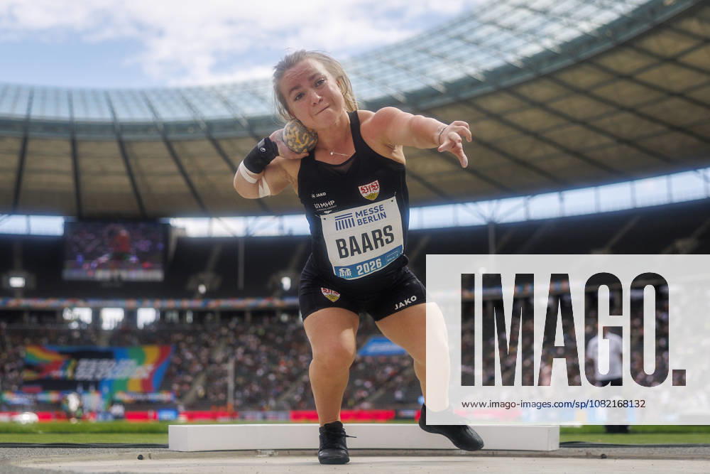 Lara BAARS (NED Netherlands) competing in the para-shotput (mixed) during the ISTAF at Olympic Stadium on August 30, 2026 in Berlin, Germany. Germany