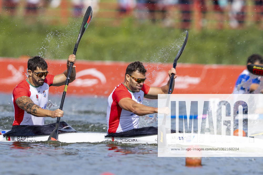 ICF Canoe Sprint and Paracanoe World Championships Messias Baptista,Joao Ribeiro during K2 Men 500m - Final A at the ICF Canoe Sprint and Paracanoe World Championships 2026 in Poznan,Poland on August 30, 2026 Poznan Poland