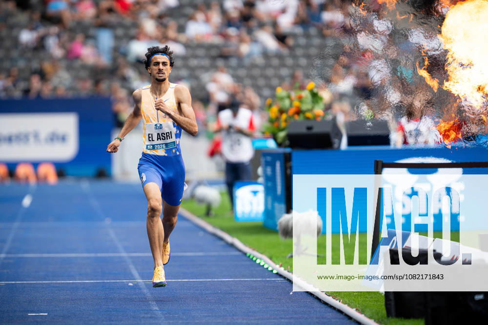Bakr EL ASRI (ESP, Spain) competing in the Rudi-Tiel-Mile Men U20, during the ISTAF at Olympic Stadium on August 30, 2026 in Berlin, Germany.