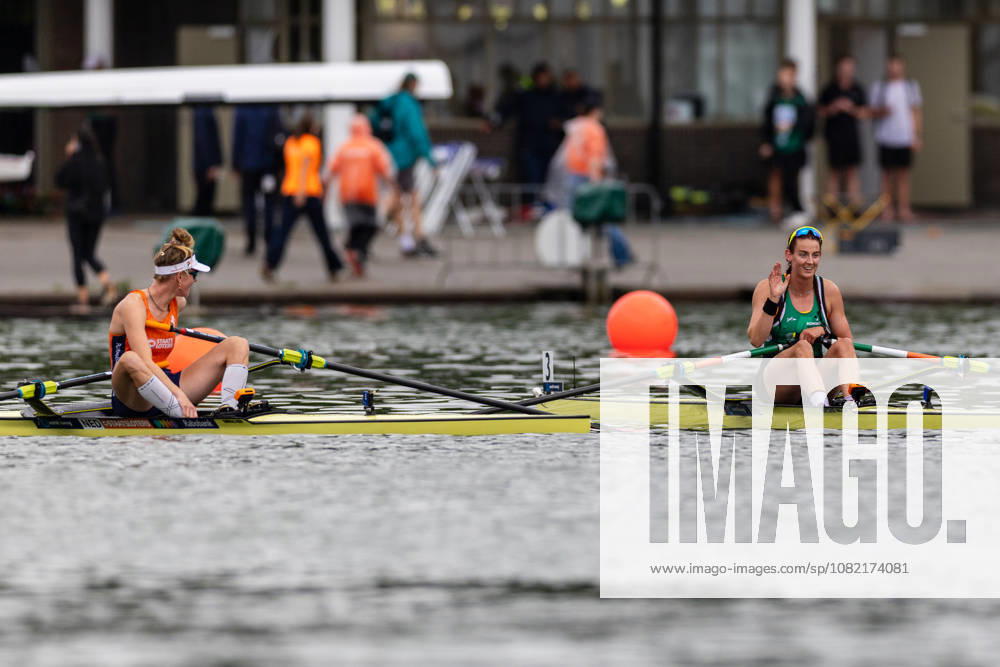 30 Aug 2026 World Rowing Championships AMSTERDAM, NETHERLANDS - AUGUST 30: Karolien Florijn of the Netherlands and Fiona Murtagh of Ireland during 30 Aug 2026 World Rowing Championships at Bosbaan on August 30, 2026 in Amsterdam, Netherlands. Amsterdam Bosbaan Netherlands Content not available for redistribution in The Netherlands directly or indirectly through any third parties.