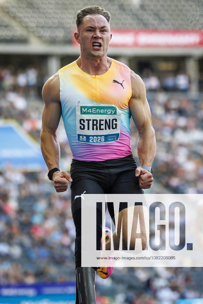 Felix STRENG (GER Germany) reacts in the para 100m during the ISTAF at Olympic Stadium on August 30, 2026 in Berlin, Germany. Germany