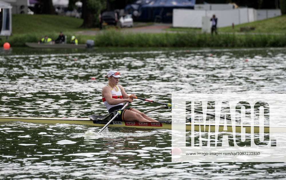 Amsterdam The Netherlands 30th August 2026 2026 World Rowing Championships on the Bosbaan in Amsterdam Alexandra Foester (GER) wins the B final