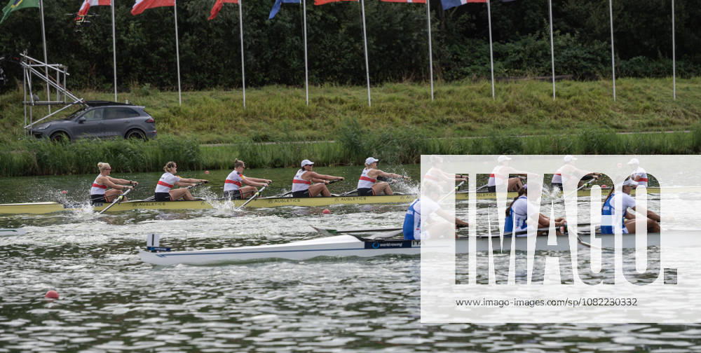 Amsterdam The Netherlands 30th August 2026 2026 World Rowing Championships on the Bosbaan in Amsterdam Women s Eight Final B (Final) B Nora Peuser 2 Paula Hartmann 3 Olivia Clotten 4 Antonia Galland 5 Pia Greiten 6 Annabelle Bachmann 7 Luise Bachmann S Tabea Schendekehl C Florian Koch (GER)