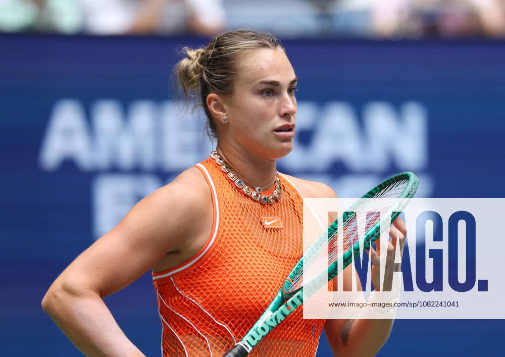 ARYNA SABALENKA during the match against C. Osorio of Colombia in the first round of Grand Slam tournament US Open. New York, USA. New York City USA - ZUMAc278 20260831_zsp_c278_007