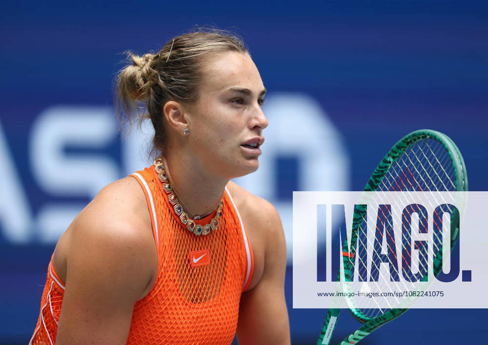 ARYNA SABALENKA during the match against C. Osorio of Colombia in the first round of Grand Slam tournament US Open. New York, USA. New York City USA - ZUMAc278 20260831_zsp_c278_012