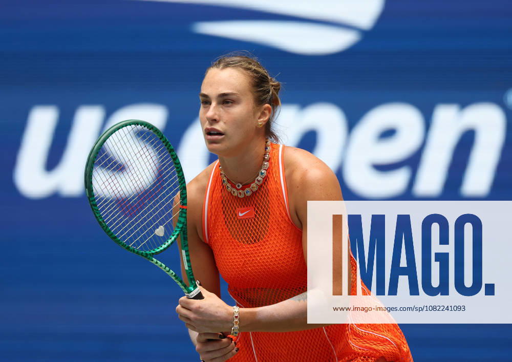 ARYNA SABALENKA during the match against C. Osorio of Colombia in the first round of Grand Slam tournament US Open. New York, USA. New York City USA - ZUMAc278 20260831_zsp_c278_015