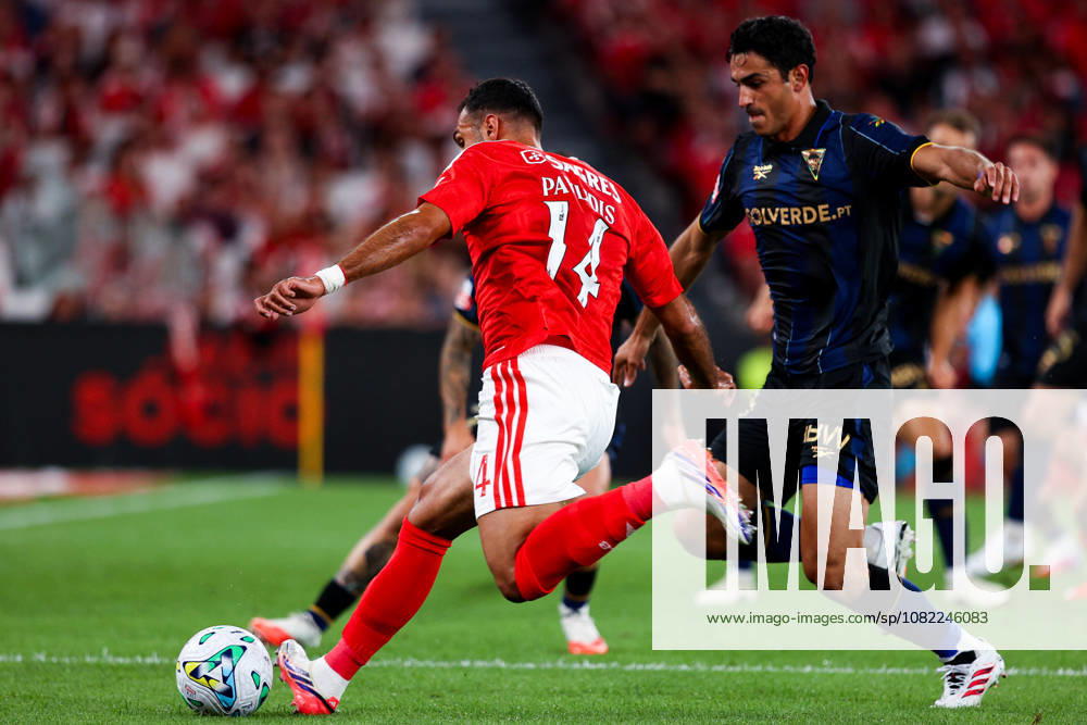 SL Benfica v Estoril Praia SAD - Liga Portugal BetClic 2026 2027 Vangelis Pavlidis 14, ponta de lanca do SL Benfica durante a partida entre SL Benfica v Estoril Praia SAD, para a Liga Portugal BetClic 2026 2027 no Estadio da Luz, Portugal (Foto de Diogo Faria Reis Avant Sports) Lisboa Estadio Jose Alvalde Lisboa Portugal