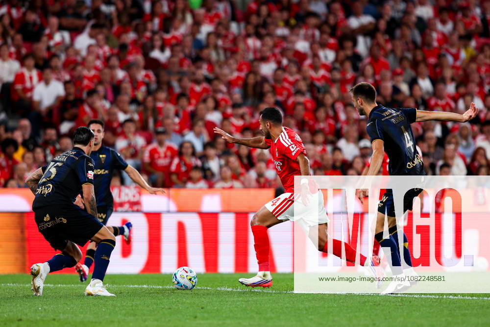 SL Benfica v Estoril Praia SAD - Liga Portugal BetClic 2026 2027 Vangelis Pavlidis 14, ponta de lanca do SL Benfica durante a partida entre SL Benfica v Estoril Praia SAD, para a Liga Portugal BetClic 2026 2027 no Estadio da Luz, Portugal (Foto de Diogo Faria Reis Avant Sports) Lisboa Estadio Jose Alvalde Lisboa Portugal