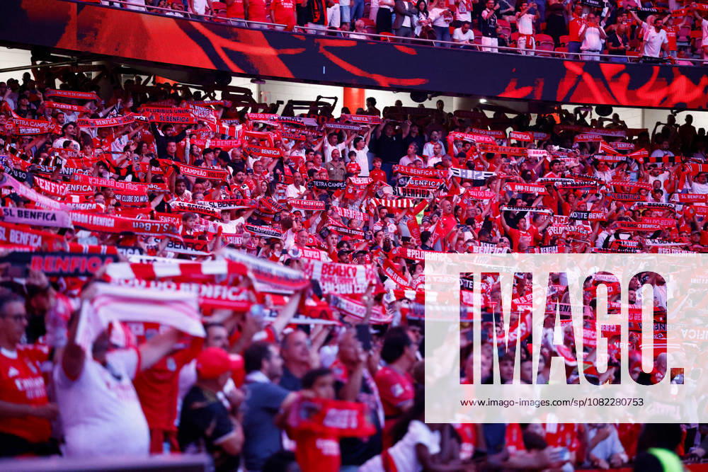 SL Benfica v Estoril Praia - Liga Portugal Betclic 2026 27 SL Benfica fans watch the Liga Portugal match between SL Benfica and Estoril Praia at Estadio da Luz in Lisbon, Portugal, on August 31, 2026. Lisbon Lisboa Portugal