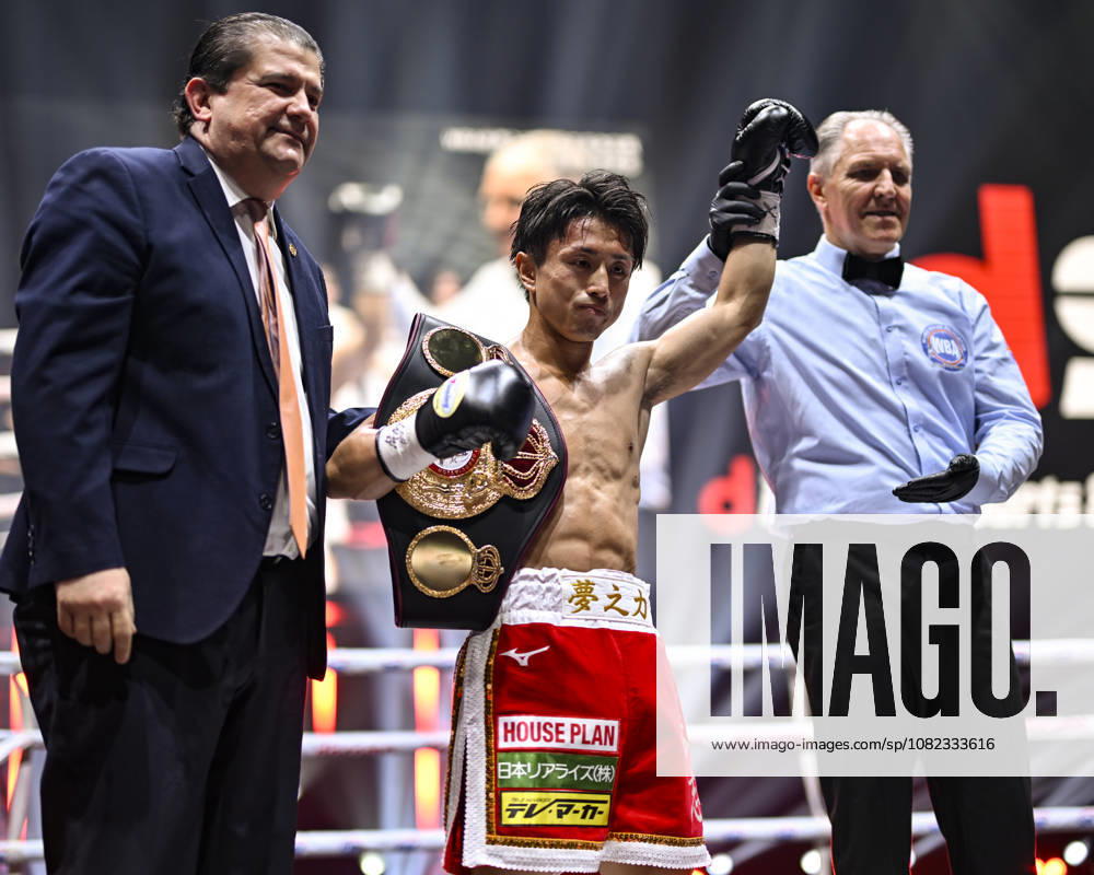 Takeshi Ishii of Japan celebrates afer winning the vacant WBA Minimumweight World Title boxing bout at at Yokohama Buntai in Yokohama, Kanagawa, Japan, September 2, 2026. Noxthirdxpartyxsales aflo_344740006 HIROAKIxFINITOxYAMAGUCHIx