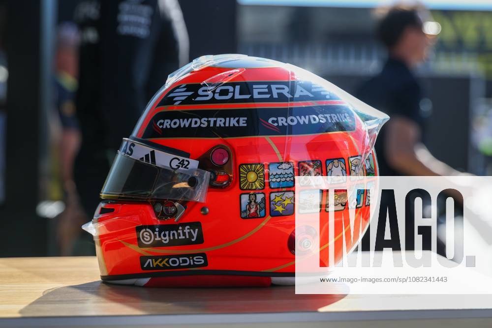 Helm von Kimi Antonelli (Mercedes-AMG Petronas 12), 1 Freies Training, Grosser Preis von Italien, Motorsport, Herren, Formel 1, 04.09.2026 Monza Lombardei Italien