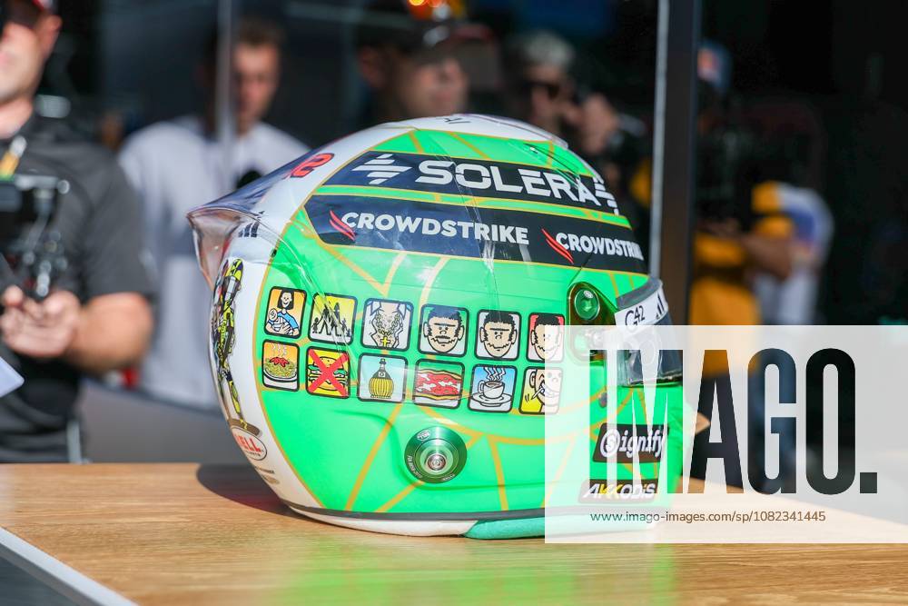 Helm von Kimi Antonelli (Mercedes-AMG Petronas 12), 1 Freies Training, Grosser Preis von Italien, Motorsport, Herren, Formel 1, 04.09.2026 Monza Lombardei Italien