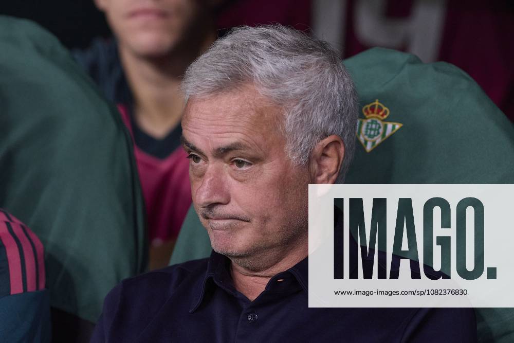 LaLiga EA SPORTS 2026 2027 - Real Betis Balompie and Real Madrid CF in Seville, Spain - 04 Sep 2026 Coach Jose Mourinho (Real Madrid CF) looks on prior to the LaLiga EA SPORTS 2026 2027 match between Real Betis Balompie and Real Madrid CF Final score: Real Betis Balompie 1-0 Real Madrid CF Seville Spain