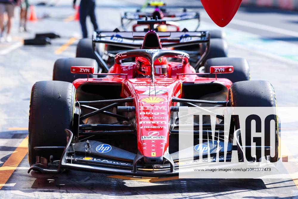 F1 Grand Prix of Italy 2026 (Box Pit Lane) in Monza, Italy - 04 Sep 2026 Charles Leclerc of Monaco and Scuderia Ferrari HP SF-26 (16) seen during F1 Grand Prix of Italy 2026 Monza Italy