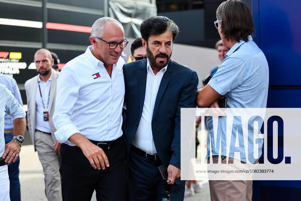 F1 CEO Stefano Domenicali and Mohammed Ben Sulayem , Qualifying, F1 Grand Prix of Italy, am 05. September 2026 in Monza, Italy. (Foto von Diogo Cardoso DeFodi Images) F1 CEO Stefano Domenicali and Mohammed Ben Sulayem , Qualifying, F1 Grand Prix of Italy, Autodromo Nazionale Monza on September 5, 2026 in Monza, Italy. (Photo by Diogo Cardoso DeFodi Images) -