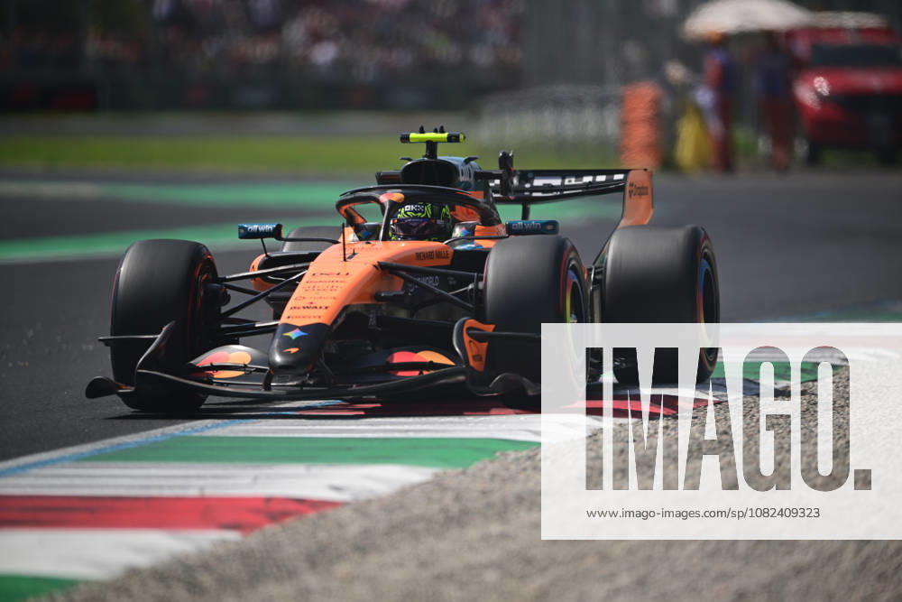 F1 Grand Prix of Italy - Qualifying Lando Norris of the McLaren F1 Team drives during the qualifying session of the Formula 1 Italian Grand Prix at the Autodromo Nazionale di Monza in Monza, Italy, on September 5, 2026. Monza Lombardy Italy
