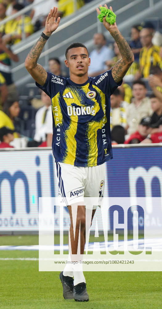 Mason Greenwood of Fenerbahce SK warms-up before the Turkish Super League 2026 27 derby match between Fenerbahce and Besiktas at Chobani Stadium, september 05 , 2026 in Istanbul, Turkey. Istanbul Kadikoy Turkey