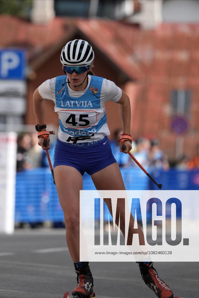 Alzbeta Gargulakova of Slovakia competes during the Sprint Qualification race of the FIS Rollerski World Championships 2026 in Madona, Latvia, on September 5, 2026. Madona Latvia