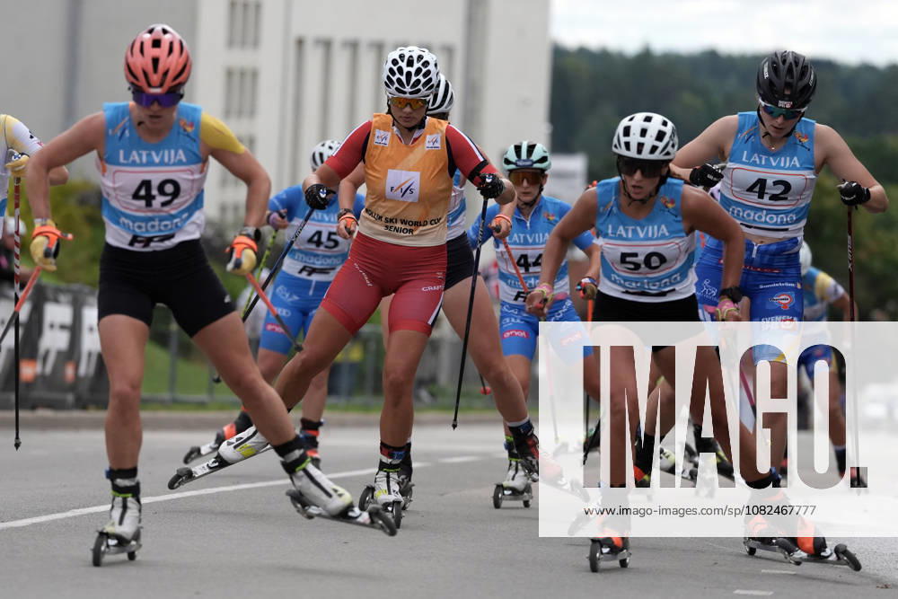 Ragnhild Aarekol of Norway competes during the Women mass start race of the FIS Rollerski World Championships 2026 in Madona, Latvia, on September 6, 2026. Madona Latvia