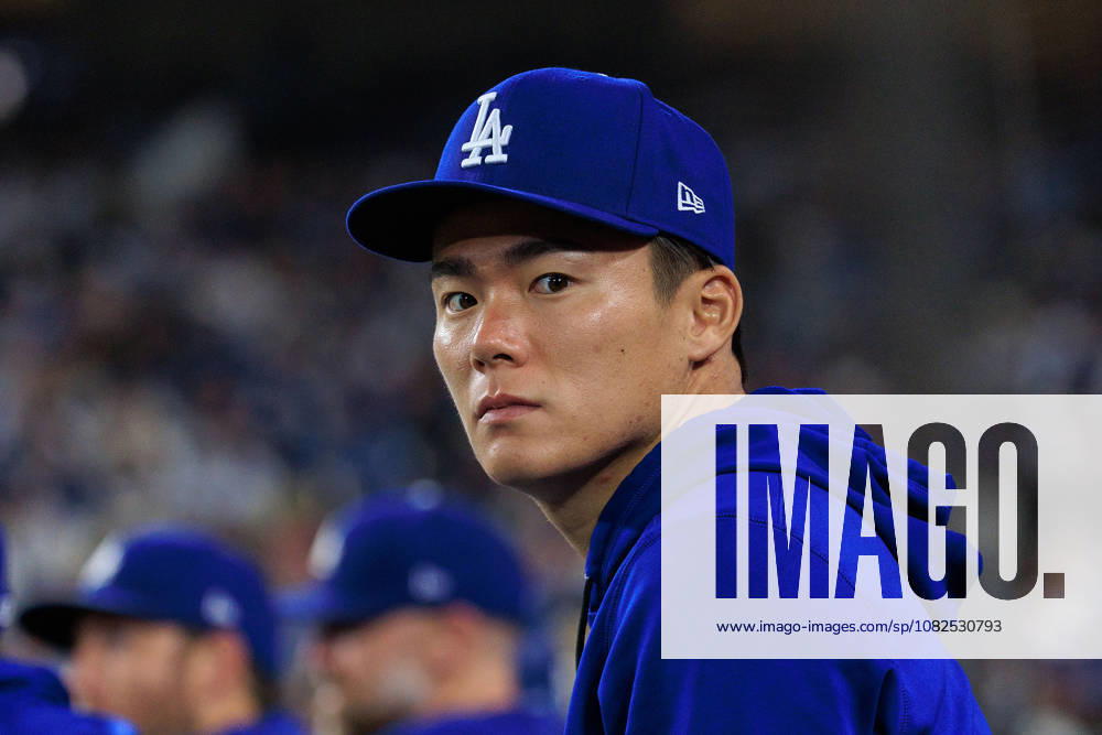 Yoshinobu Yamamoto 18 of the Los Angeles Dodgers watches from the dugout during a regular-season MLB, Baseball Herren, USA game against the Washington Nationals on Sunday September 6, 2026 at Dodger Stadium in Los Angeles, California. Dodgers defeat Nationals, 7-5. JAVIER ROJAS PI Los Angeles USA - ZUMAp124 20260906_zaa_p124_029