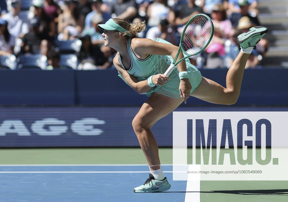 US Open tennis tournament - Day 9 Mirra Andreeva of Russia in action against Anastasia Potapova of Austria during the Women s Singles round 4 of the US Open Tennis Championships at the USTA Billie Jean King National Tennis Center in Flushing Meadows, New York, USA, 07 September 2026. The 2026 US Open tournament runs from 23 August through 13 September. FLUSHING MEADOWS NEW YORK United States