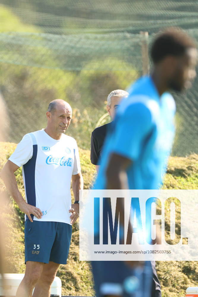 SSC Napoli Training Session Massimiliano Allegri, coach of Napoli, during a training session ahead of the UEFA Champions League 2026 27 at the Napoli training center in Castel Volturno, Italy, on September 8, 2026. Castel Volturno Napoli Italy