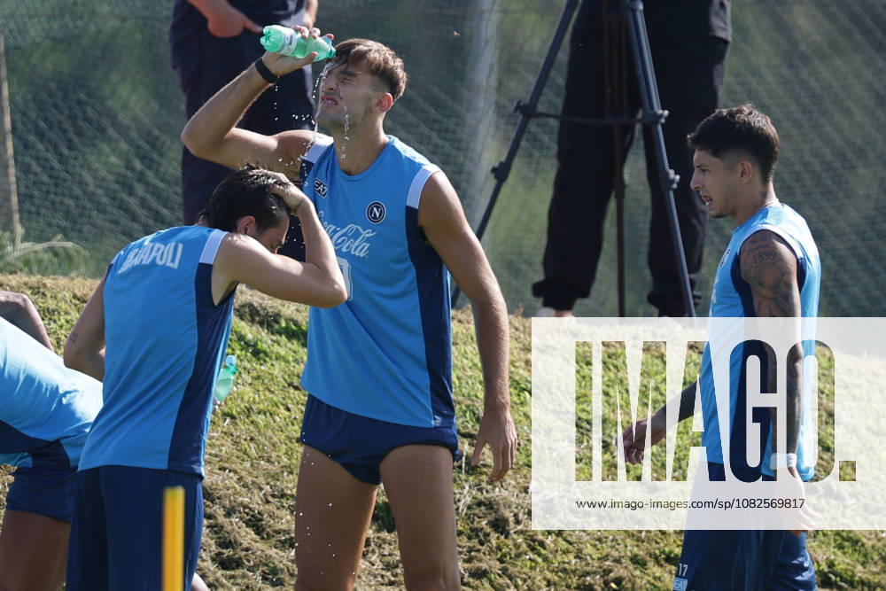 Napolis Lorenzo Lucca During training at the SSC Napoli sports center, Champions League Napoli - Arsenal Castel Volturno (CE) on September 08 , 2026
