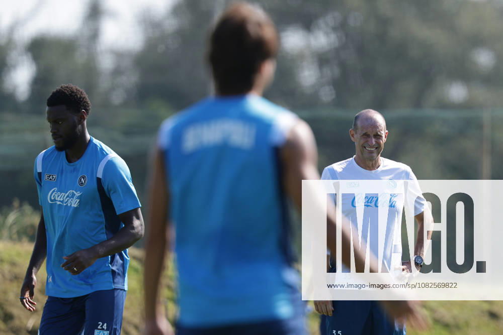 Napolis head coach Massimiliano Allegri During training at the SSC Napoli sports center, Champions League Napoli - Arsenal Castel Volturno (CE) on September 08 , 2026