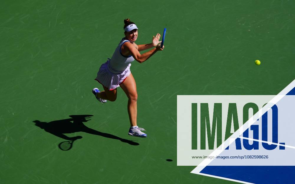 Linda Noskova in quarter final action 2026 US Open, Day Ten, USTA Billie Jean King National Tennis Center, New York, USA - 08 Sep 2026New York USTA Billie Jean King National T New York (NY) United States of America