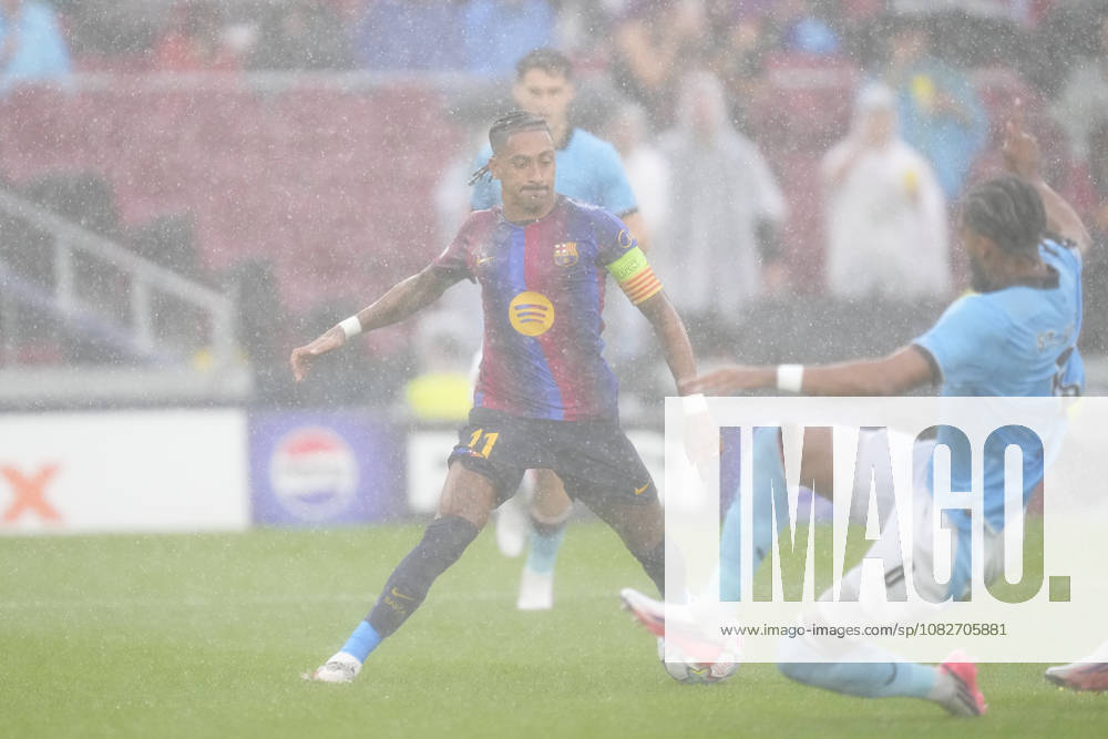 FC Barcelona, Barca v Feyenoord - UEFA Champions League 2026 27 League Phase MD1 Raphinha right winger of Barcelona and Brazil in action during the UEFA Champions League 2026 27 League Phase MD1 match between FC Barcelona and Feyenoord at Camp Nou on September 9, 2026 in Barcelona, Spain. Barcelona Spain