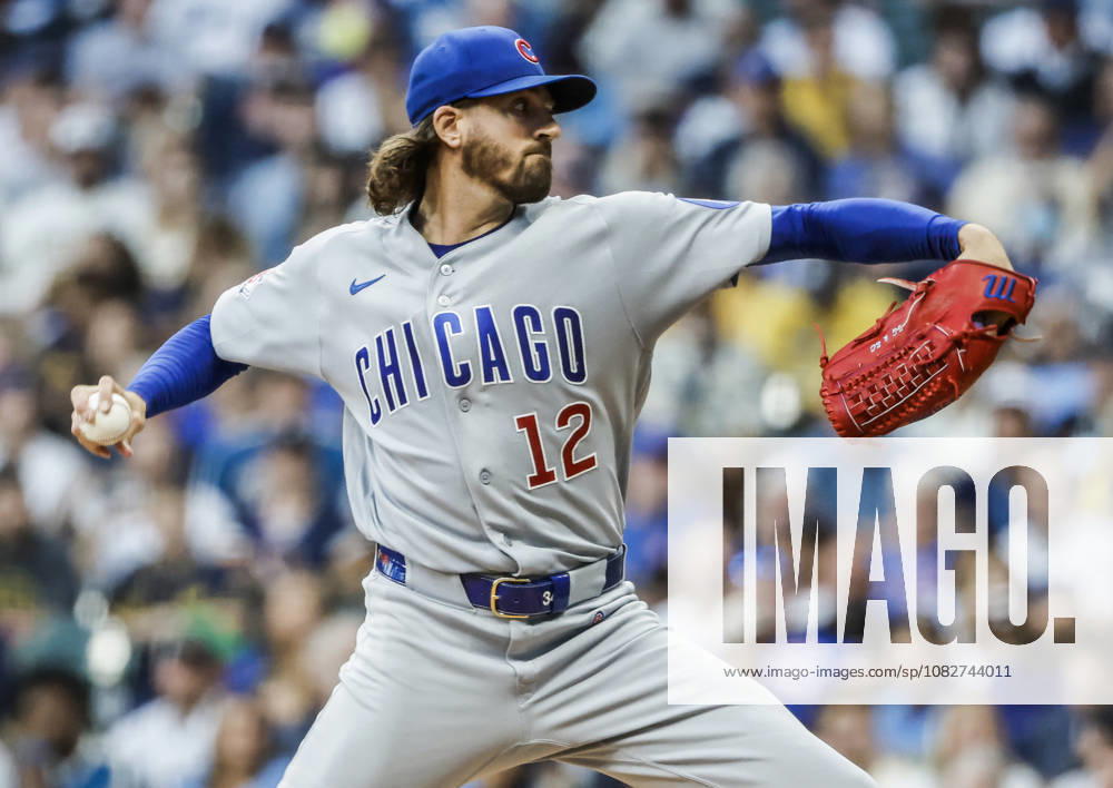 Chicago Cubs starting pitcher Kevin Gausman throws in the first inning of the MLB, Baseball Herren, USA game between the Chicago Cubs and the Milwaukee Brewers at American Family Field in Milwaukee, Wisconsin on Wednesday, September 9, 2026. MIL20260909803 TANNENxMAURY