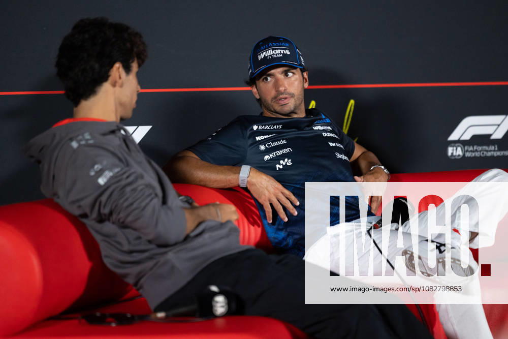 F1 - SPANISH GRAND PRIX 2026 SAINZ Carlos (spa), Williams F1 Team FW48, portrait, press conference, PK, Pressekonferenz during the 2026 Formula 1 Spanish Grand Prix, 14th round of the 2026 Formula One World Championship, WM, Weltmeisterschaft from September 11 to 13, 2026 on the Madring, in Madrid, Spain - MadridSpain