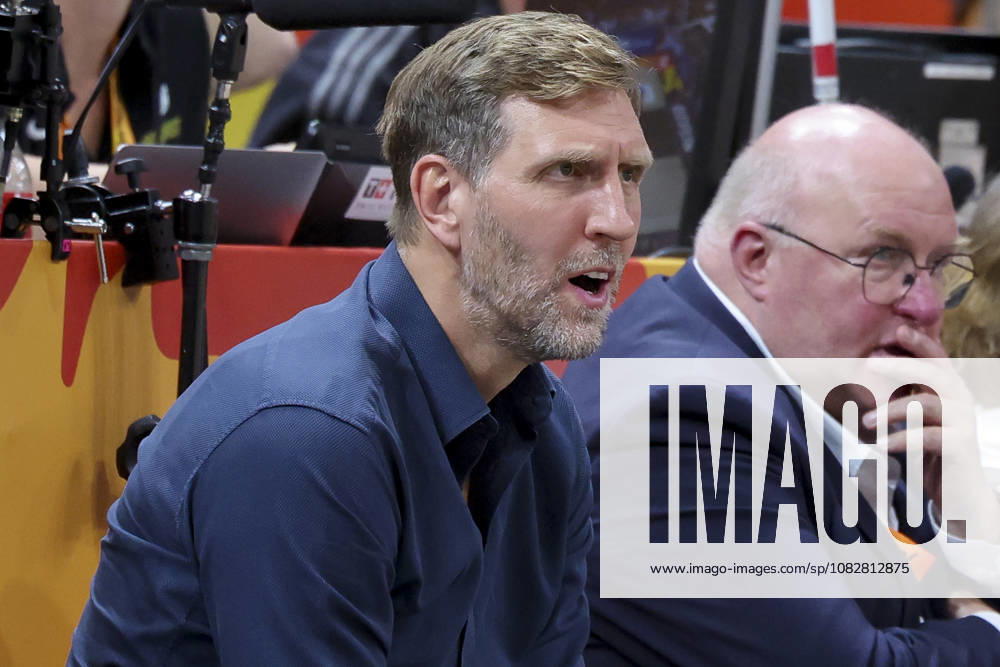 Dirk Nowitzki looks dejected during the FIBA Women s Basketball World Cup Germany 2026 Quarter-Final match between Belgium and Germany at Berlin Arena on September 10, 2026 in Berlin, Germany. (Photo by Marco Steinbrenner DeFodi Images) -