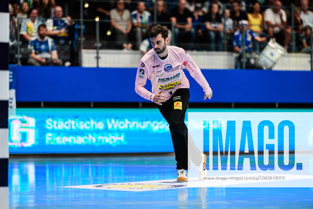 Matija Spikic (ThSV Eisenach, 01) GER, ThSV Eisenach gegen SG BBM Bietigheim, 1. Opel Handballbundesliga, Handball, 4.Spieltag, Saison 2026 2027, 19.00 Uhr, 10.09.2026 GER, ThSV Eisenach gegen SG BBM Bietigheim, 1. Opel Handballbundesliga, Handball, 4.Spieltag, Saison 2026 2027, 19.00 Uhr, 10.09.2026 Eisenach