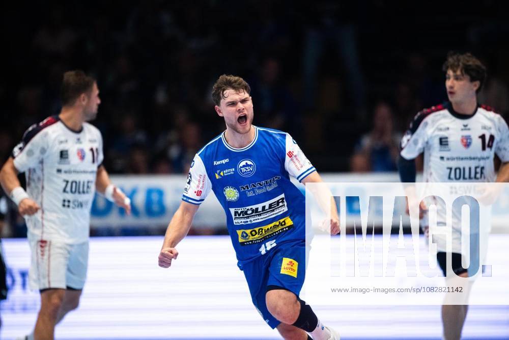 Handball Opel Handball 1. Bundesliga Saison 2026 - 2027 Werner Assmann Halle 4. Spieltag ThSV Eisenach - G BBM Bietigheim im Foto: David Moré 15 (ThSV Eisenach)( Deutschland Thueringen Eisenach