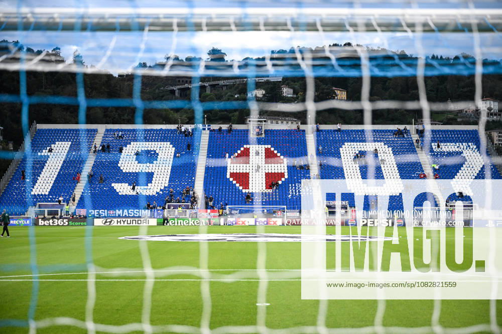General view of Giuseppe Sinigaglia stadium in Como during the UEFA Champions League stage match Phase MD1 between Calcio Como and RB Leipzig at the Giuseppe Sinigaglia stadium in Como, north Italy -September 10, 2026 - Soccer.